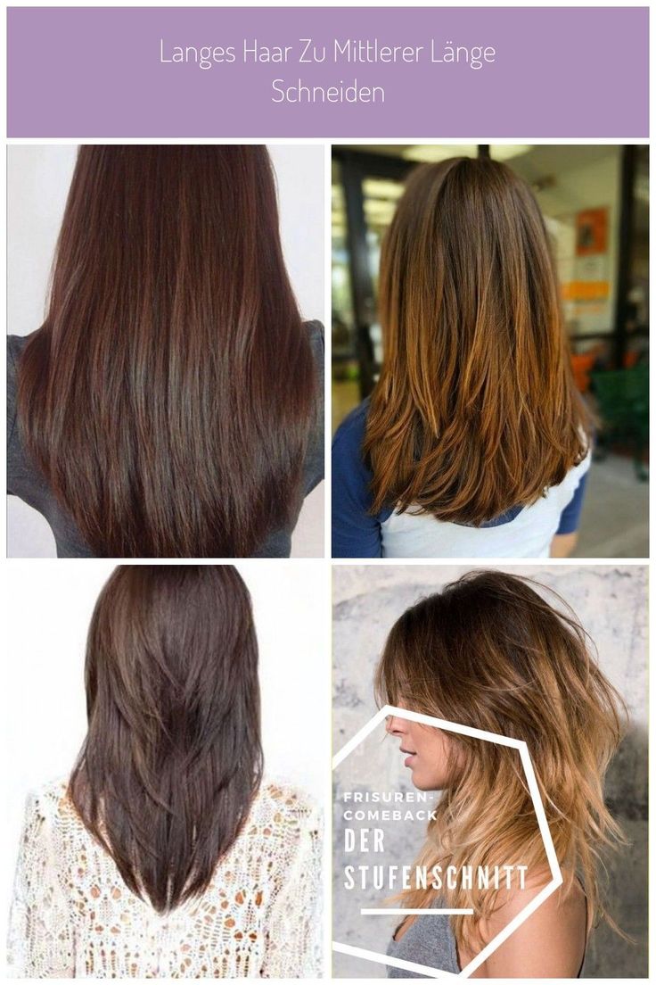 Haar Haare hinten lange Stufenschnitt Lange haare stufenschnitt
