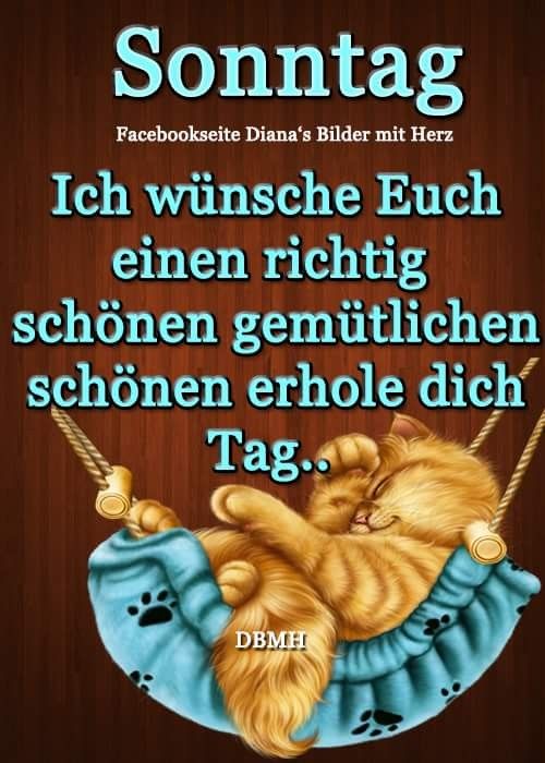 Sonntag morgen bilder lustig