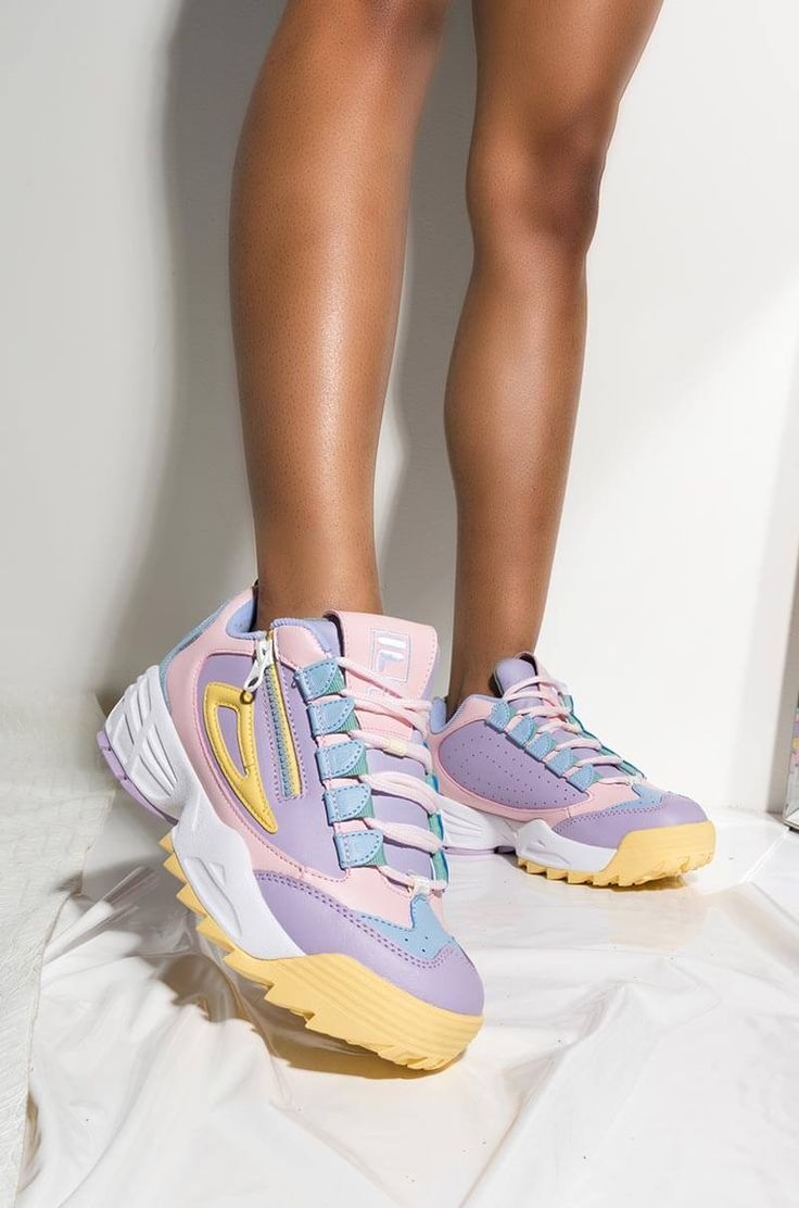 FILA WOMENS DISRUPTOR 3 ZIP IN RETRO MULTI COLORS Cute sneakers FILA WOMENS DISRUPTOR 3 ZIP IN RETRO MULTI COLORS Cute sneakers