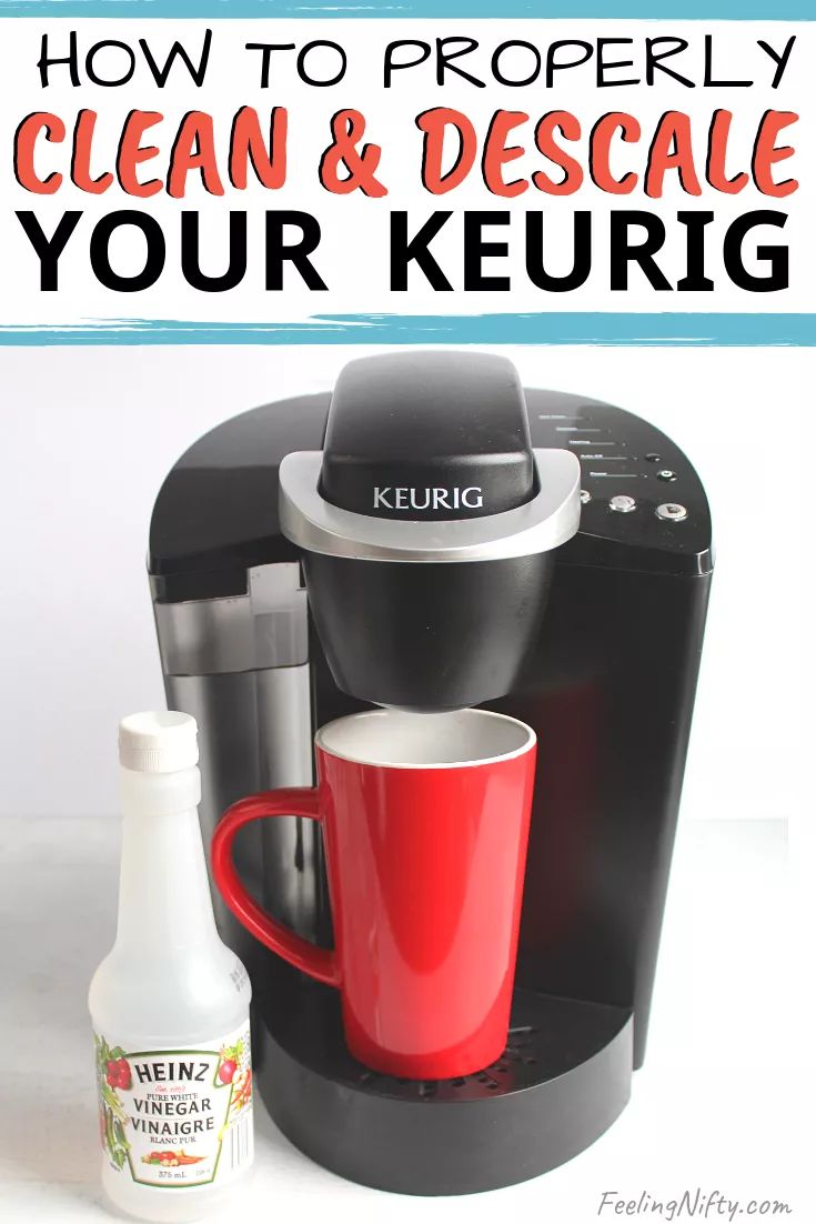 How To Descale A Keurig Brewer With The Best Of Them How To Clean Keurig With Apple Cider Vinegar