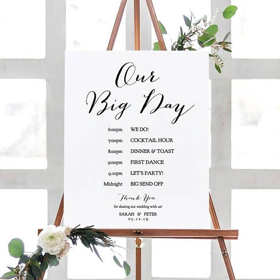 Printable wedding program instant download. Order of Service. Editable, printable template. Any Colour! Sweet Bomb EDITABLE in Word or Pages (on a computer or Mac) NOTE: The script headings are shapes not typed and only editable in colour, size and position (you can also remove them)