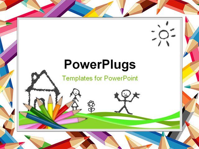 template backgound of education children art children template