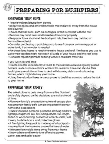 Preparing For Natural Disasters Lesson Plans Preparing For Natural Disasters Lesson Plans