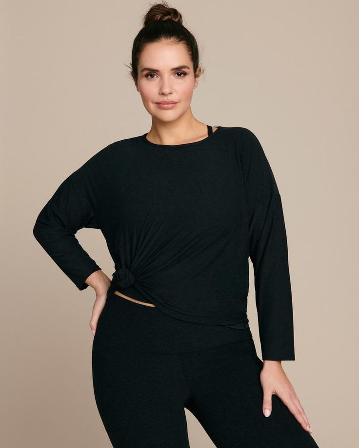 Beyond yoga morning light cropped pullover sale