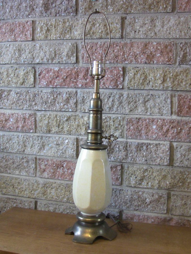 Vintage Stiffel Brass Table Lamp For Parts Repair Restoration Ceramic Base Ed 1970s Mid Century Lighting Hollywood Re Lamps Vintage Stiffel Brass Table Lamp For, How To Repair A Stiffel Floor Lamp