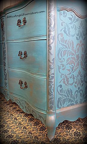 turquoise painted furniture ideas antique turquoise dresser stencil with more than one color to create depth gold dresser furniture ideas pinterest painted turquoise painted furniture ideas antique turquoise dresser stencil with more than one color to create depth gold dresser furniture ideas pinterest painted