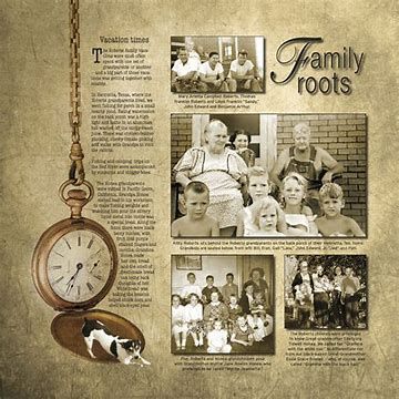 image result for ancestry scrapbooking layouts genealogy sites