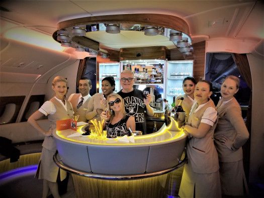 Bar On Emirates Airline Airbu A380 800 Emirates Airline Flight