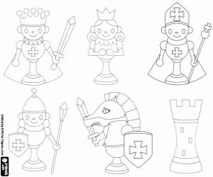 Download Chess coloring pages printable games in 2020 | Chess pieces, Free coloring pages, Dramatic play ...