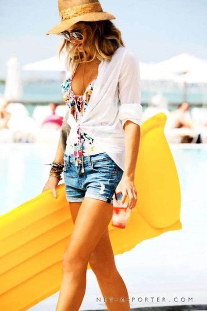 Love The Straw Hat Little Things That Put A Boho Vibe In Your The Little Things That Put A Boho Vibe In Your Summer Wear Style Spirit Pinterest Fashion Outfits And
