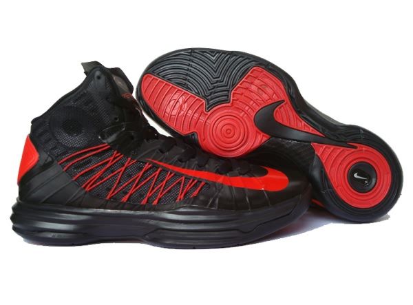 Nike Lunar Hyperdunk X 2012 LeBron James Olympic Black/Red Basketball shoes