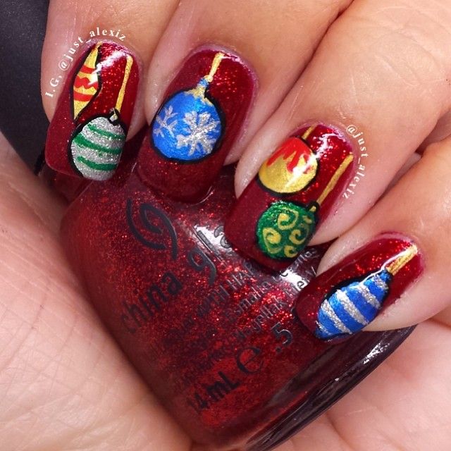 christmas ornament nails www pixshark com images christmas ornament nails www pixshark com images