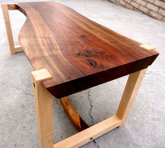 All Wood Walnut Slab Table With Hard Maple Legs Pinterest All Wood Walnut Slab Table With Hard Maple Legs Pinterest And