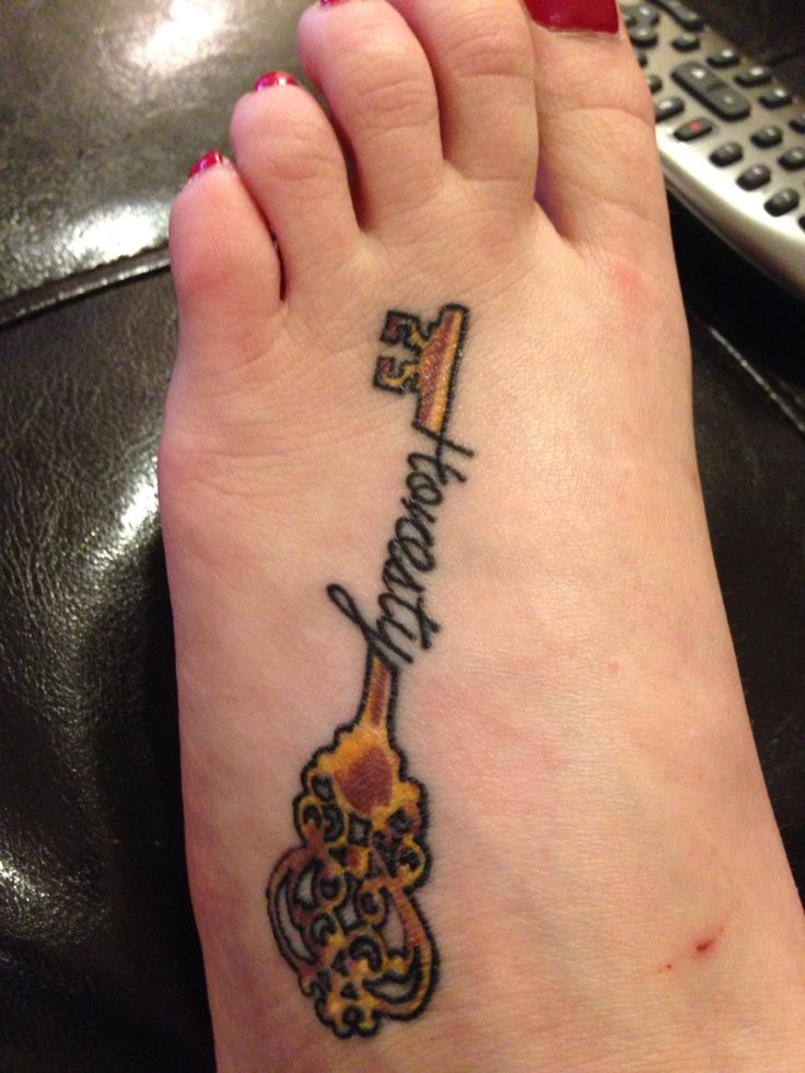 honesty is key skeleton key tattoo foot tattoos honesty is key skeleton key tattoo foot tattoos