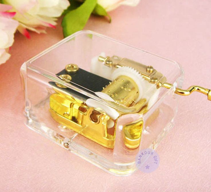 Play "Beauty and the Beast" Acrylic Music Box With Sankyo Musical Movement Play "Beauty and the Beast" Acrylic Music Box With Sankyo Musical Movement