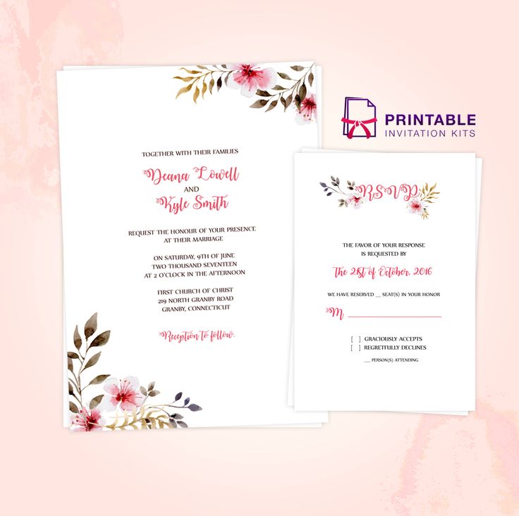 vintage invites templates