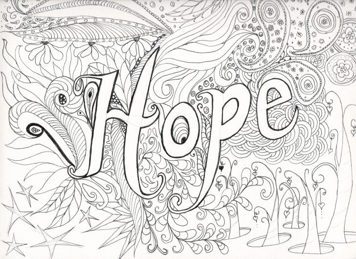 Hard Coloring Pages For Adults