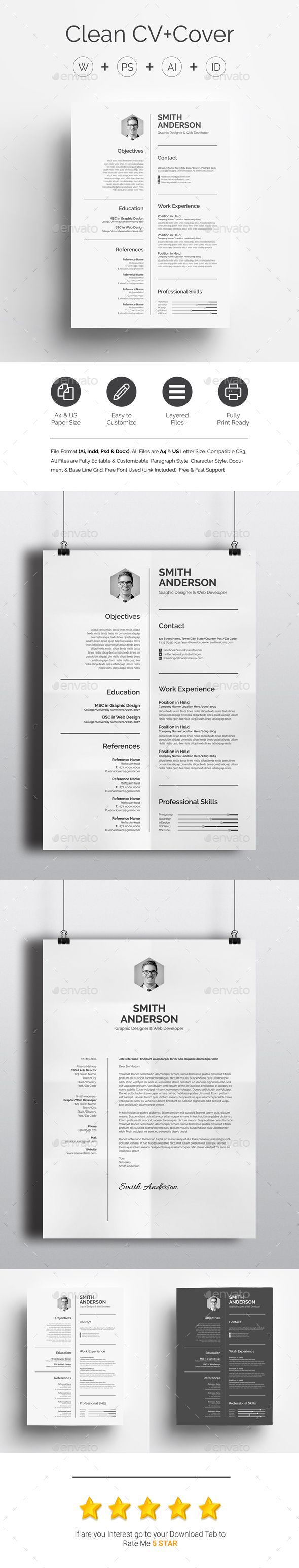cv front page