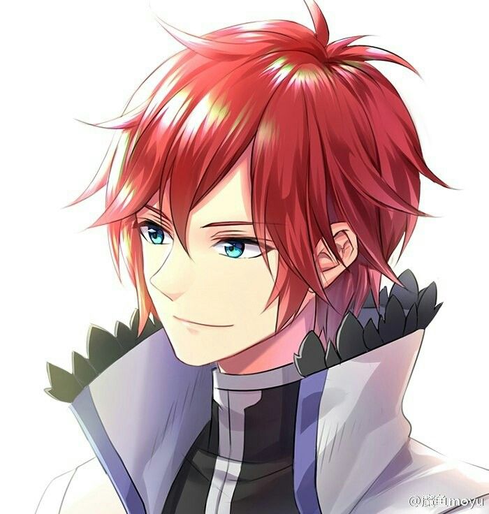 Anime guy with red hair