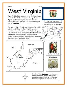west virginia introductory geography worksheet geography worksheets