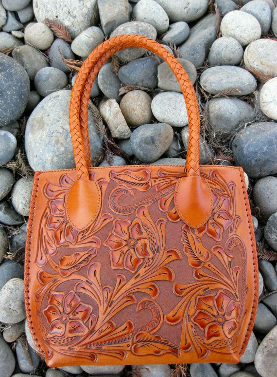 Hand Carved Apricot Leather Handbag Want Pinterest Hand Carved Apricot Leather Handbag Want Pinterest Tooled Purse And Purses