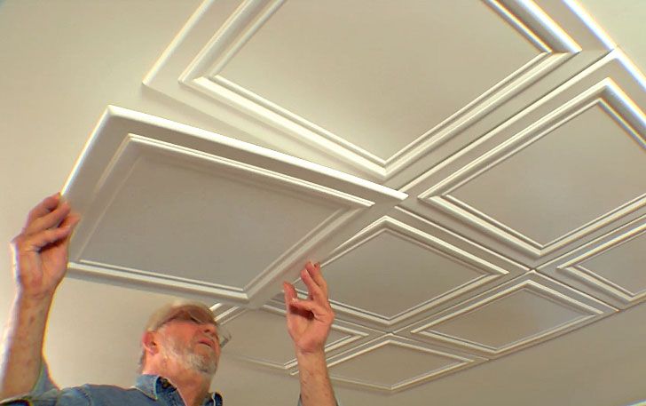 Embossed Ceiling Tiles Add Elegance To A Room Ron Hazelton Mobile Embossed Ceiling Tiles Add Elegance To A Room Ron Hazelton Mobile Home Decor Pinterest And House