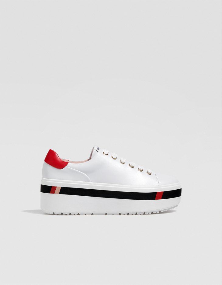 Exceder implicar Posesión Zapatilla combinada plataforma blanca - null | Stradivarius España - Rebajas Verano 2018 | Web Oficial | Zapatillas, Stradivarius, Zapatillas mujer Exceder implicar Posesión Zapatilla combinada plataforma blanca - null | Stradivarius España - Rebajas Verano 2018 | Web Oficial | Zapatillas, Stradivarius, Zapatillas mujer
