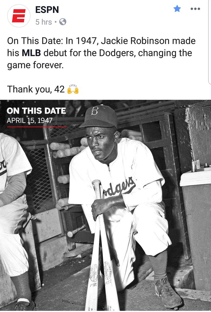 HONORING JACKIE ROBINSON. Baseball's greatest MVP. #jackierobinson