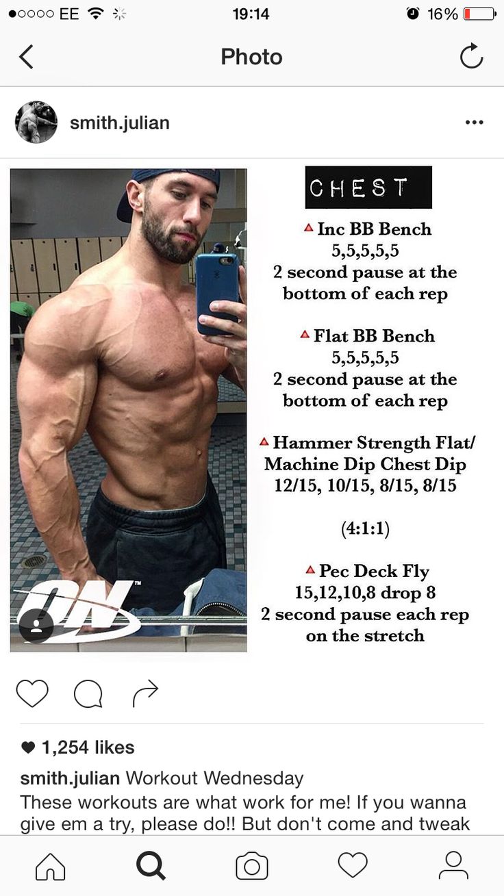 783 Best Training Gym Images On Workout Exercises Chest Workout Julian Michael Smith