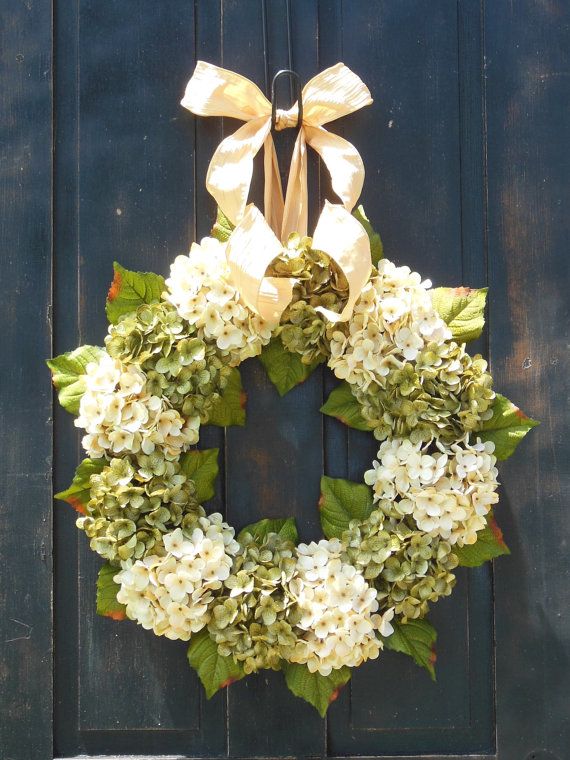 Spring Hydrangeas Front Door Wreaths Traditional Spring Hydrangeas Front Door Wreaths Traditional Peony Brand New Day Designs On Etsy 9