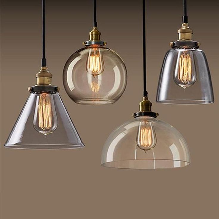 Vintage Pendant Lights Amber Glass E27 Edison Bulb Lamp Lighting Ceiling Vintage Pendant Lights Amber Glass E27, Vintage Glass Ceiling Light Fixture Cover