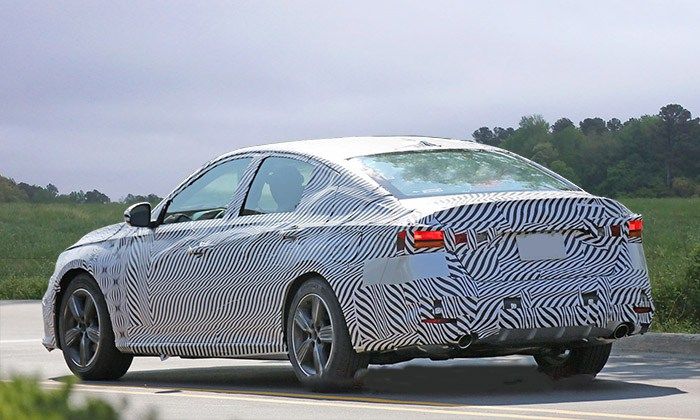 2019 Nissan Altima Spy Photos Rear Nissan Altima Nissan Car