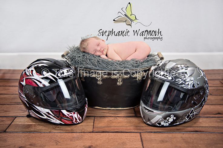 Newborn Photography Helmet Motorcycle Racing Www