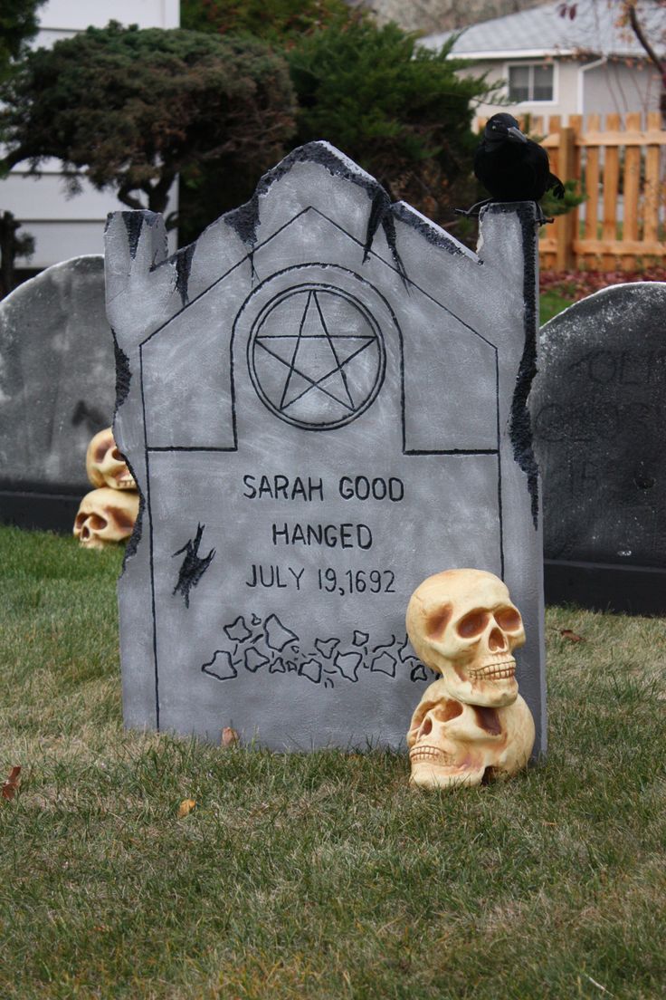 how to do a yard display of the salem witch trials for halloween google search