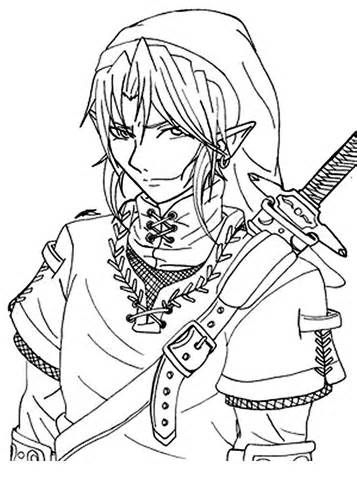 85 best Legend of Zelda coloring pages images on Pinterest Zelda