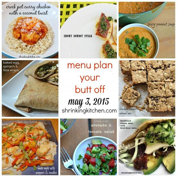 Shrinking Kitchen Menu Plan Shrinking Kitchen Menu Plan