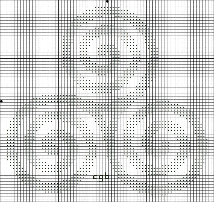 Asian symbol cros stich