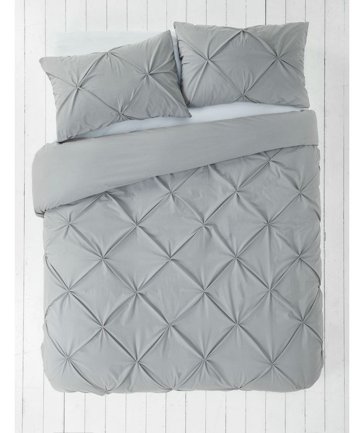 Heart Of House Hadley Pintuck Bedding Set Kingsize At Argos Co Uk Your For Duvet Cover Sets Kingsize At Argos Co Uk, Grey King Size Bedding Argos