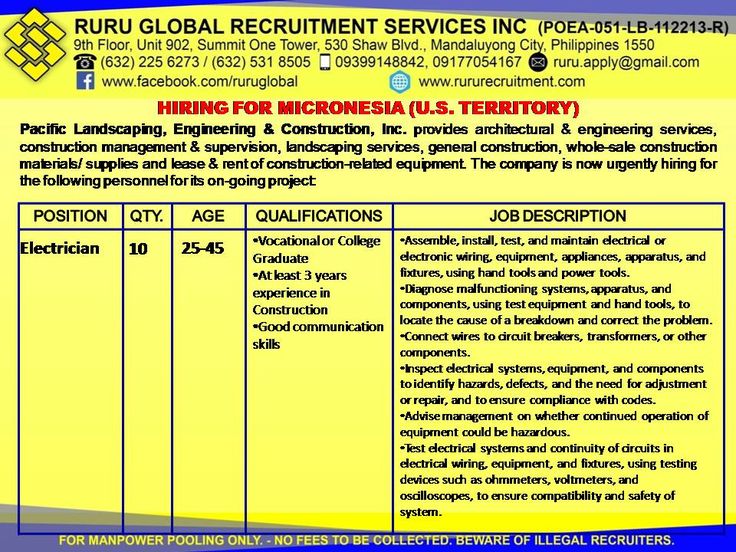 194 best Job Postings images on Pinterest 45 years, Age and One - construction worker job description 194 best Job Postings images on Pinterest 45 years, Age and One - construction worker job description