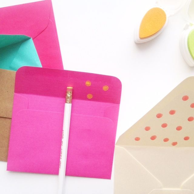 diy envelope liners