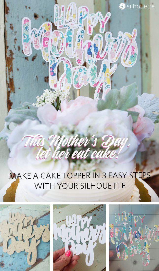 How To Make Cake Topper With Silhouette Curio How To Make Cake Topper With Silhouette Curio