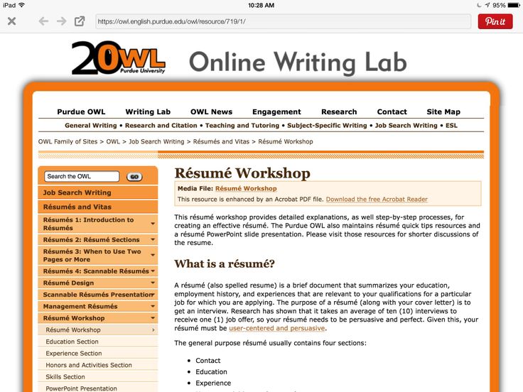 21 best English 3103 Skills1 images on Pinterest Writing prompts - owl purdue resume 21 best English 3103 Skills1 images on Pinterest Writing prompts - owl purdue resume