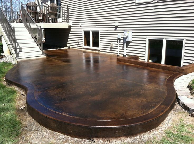 Pin On Patio Pin On Patio, Acid Stained Concrete Patio Pictures
