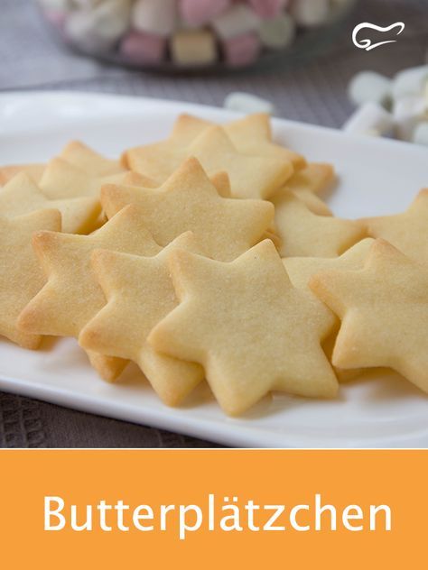 Von diesem einfachen Rezept für Butterplätzchen werden sowohl Klein als auch G...