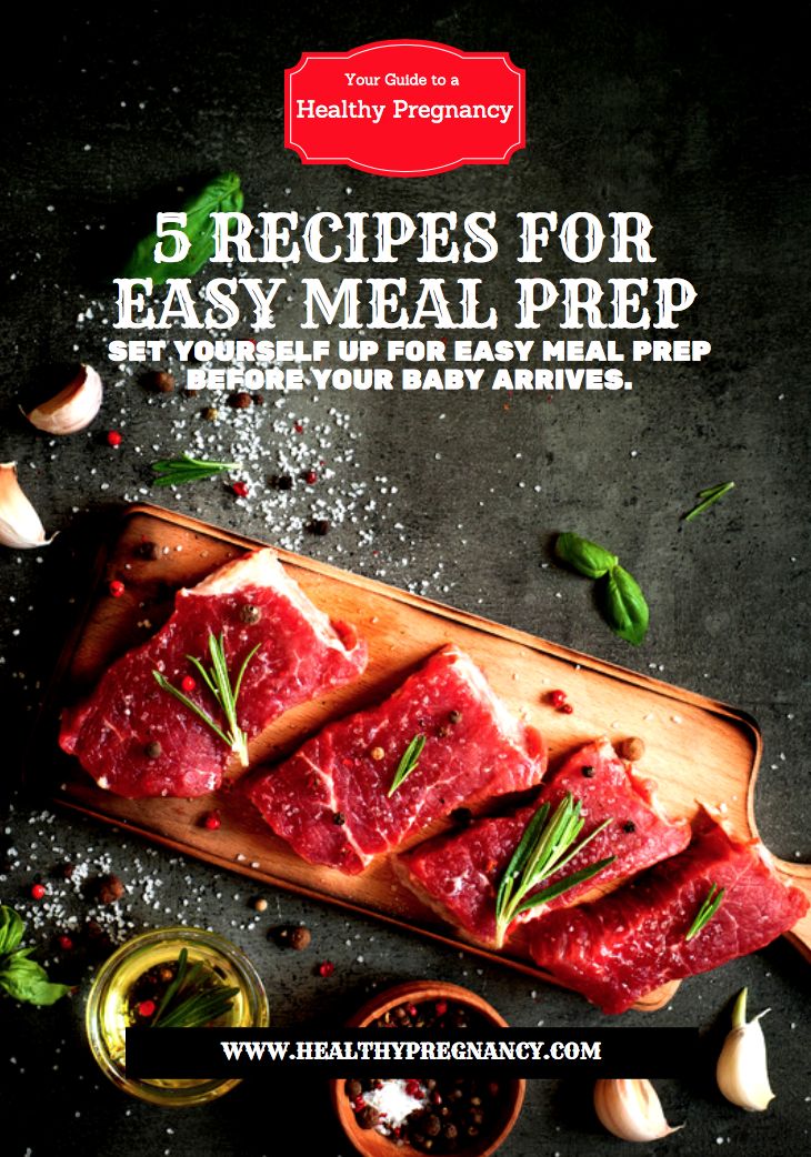 Pregnancy and red meat