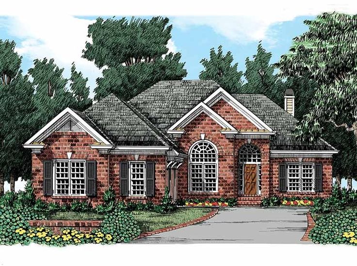 Traditional Style House Plan 3 Beds 2.5 Baths 1949 Sq/Ft Plan 927