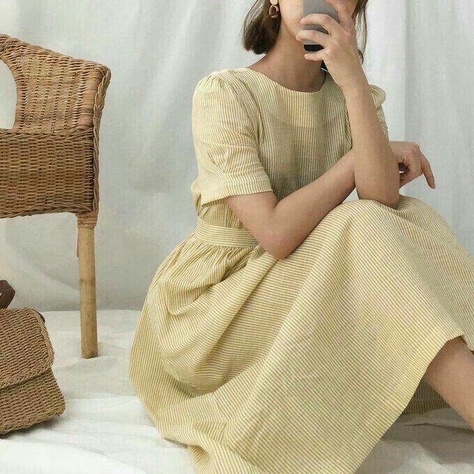 photo Korean Pastel Yellow Aesthetic Outfits pinterest