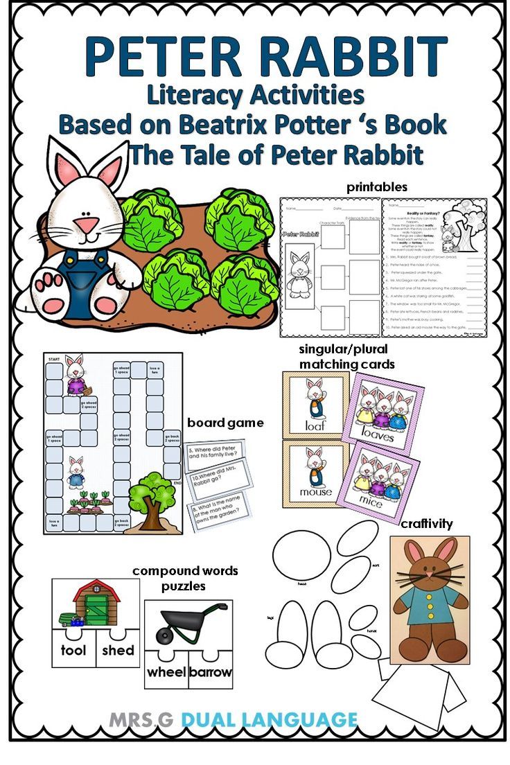 The Peter Rabbit Craft Book Craft Ideas from the Beatrix Potter Stories.