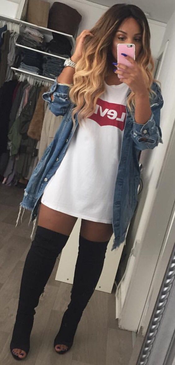 impactful oversized jeans outfit jeans