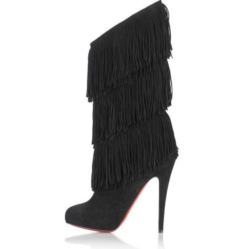 39 best Christian Louboutin Bottes images on Pinterest | Boots ... France Christian Louboutin Botte agrave franges Forever Tina Noi